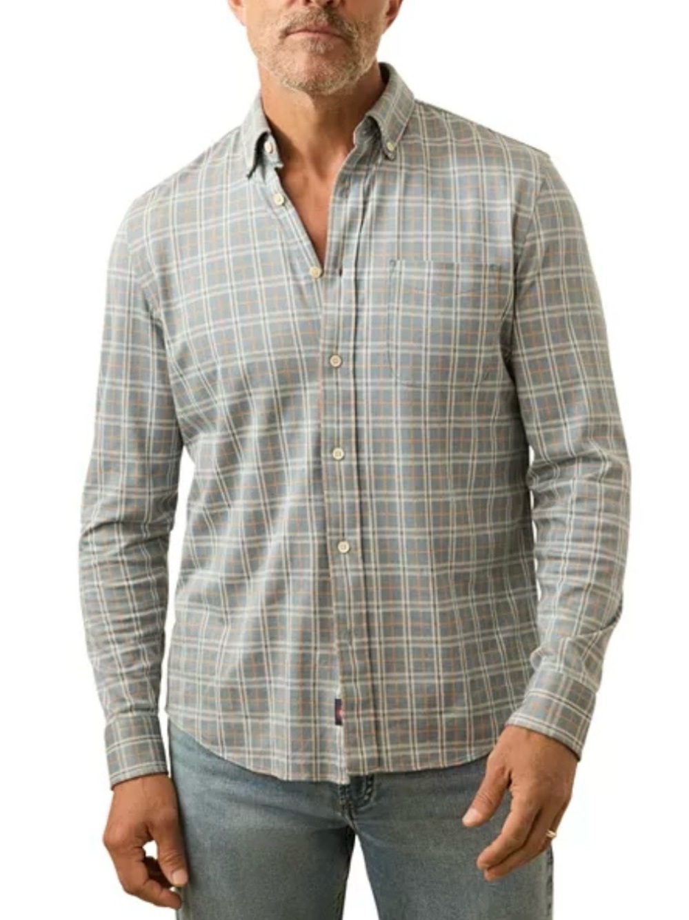 Faherty Coastline Men's Plaid Button-Down Shirt